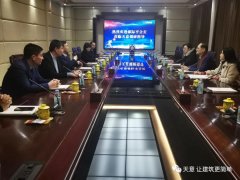 中國(guó)建筑金屬結(jié)構(gòu)協(xié)會(huì)會(huì)長(zhǎng)郝際平一行到天意機(jī)械調(diào)研指導(dǎo)