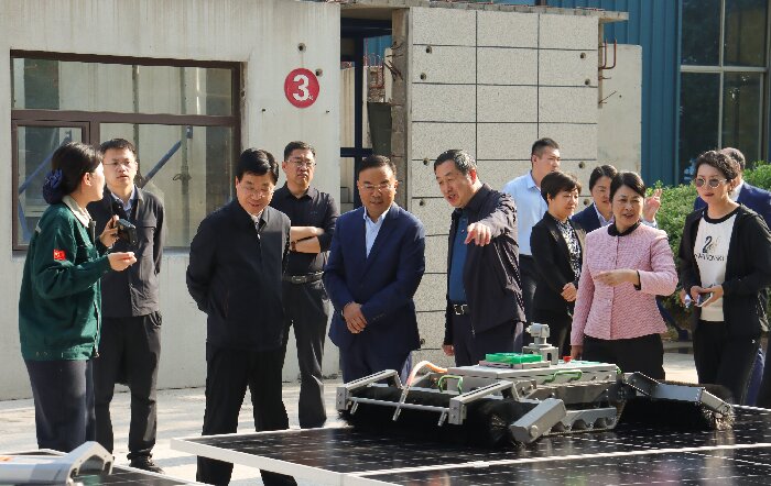 佳木斯市政協(xié)主席高志軍一行蒞臨天意機械調研考察